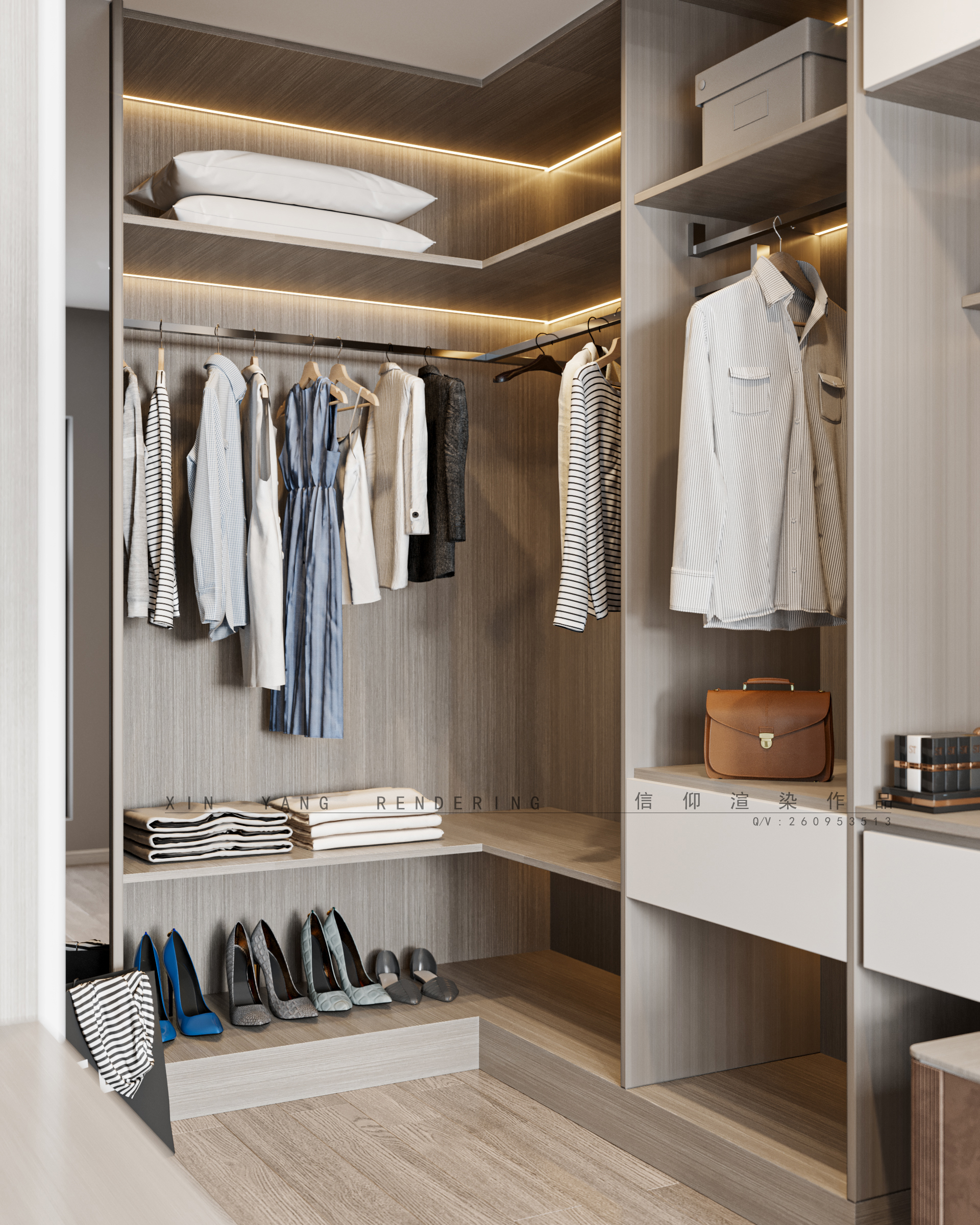 现代日常风格效果图设计-14