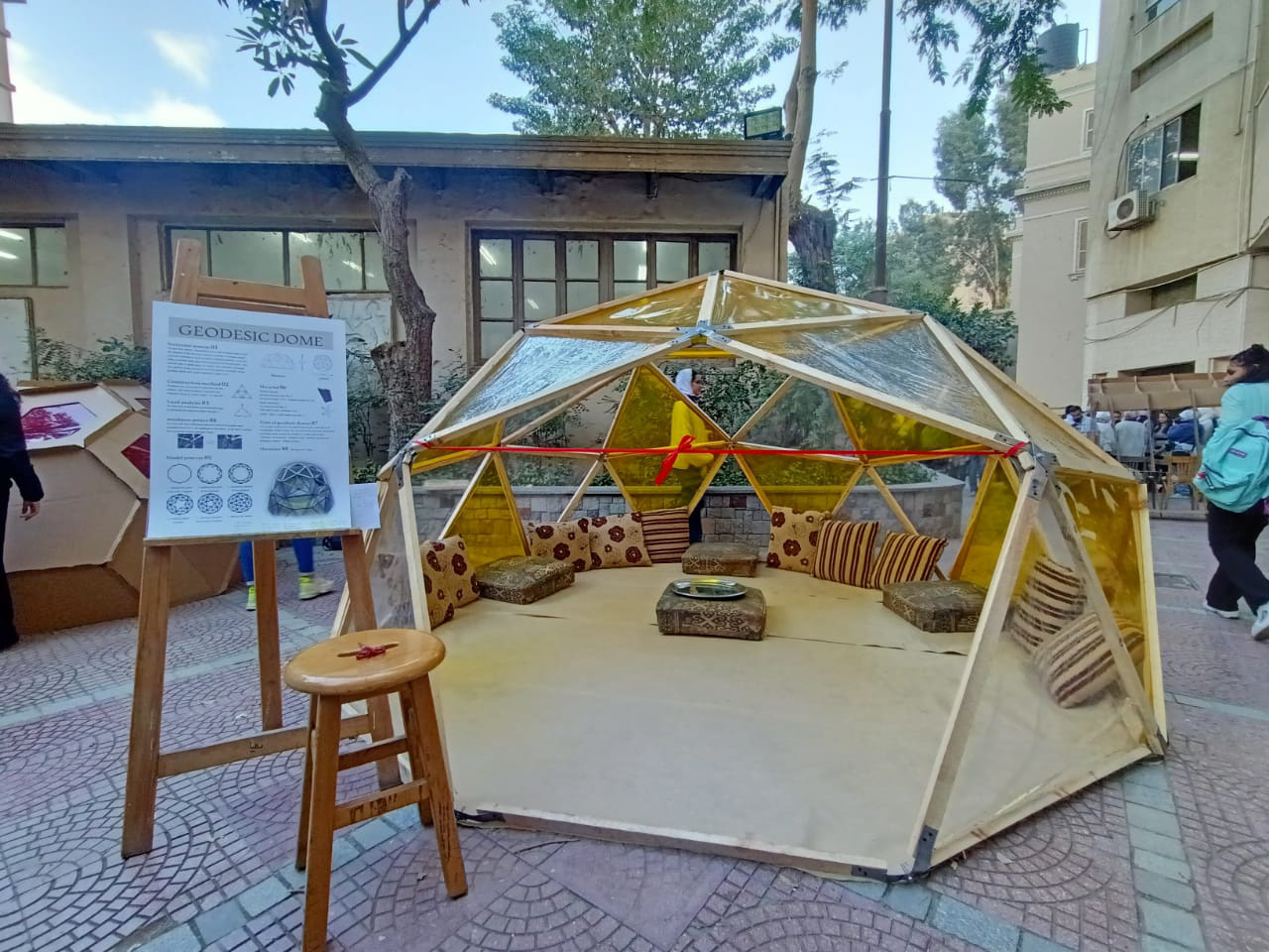 测地线穹顶丨建筑系-9