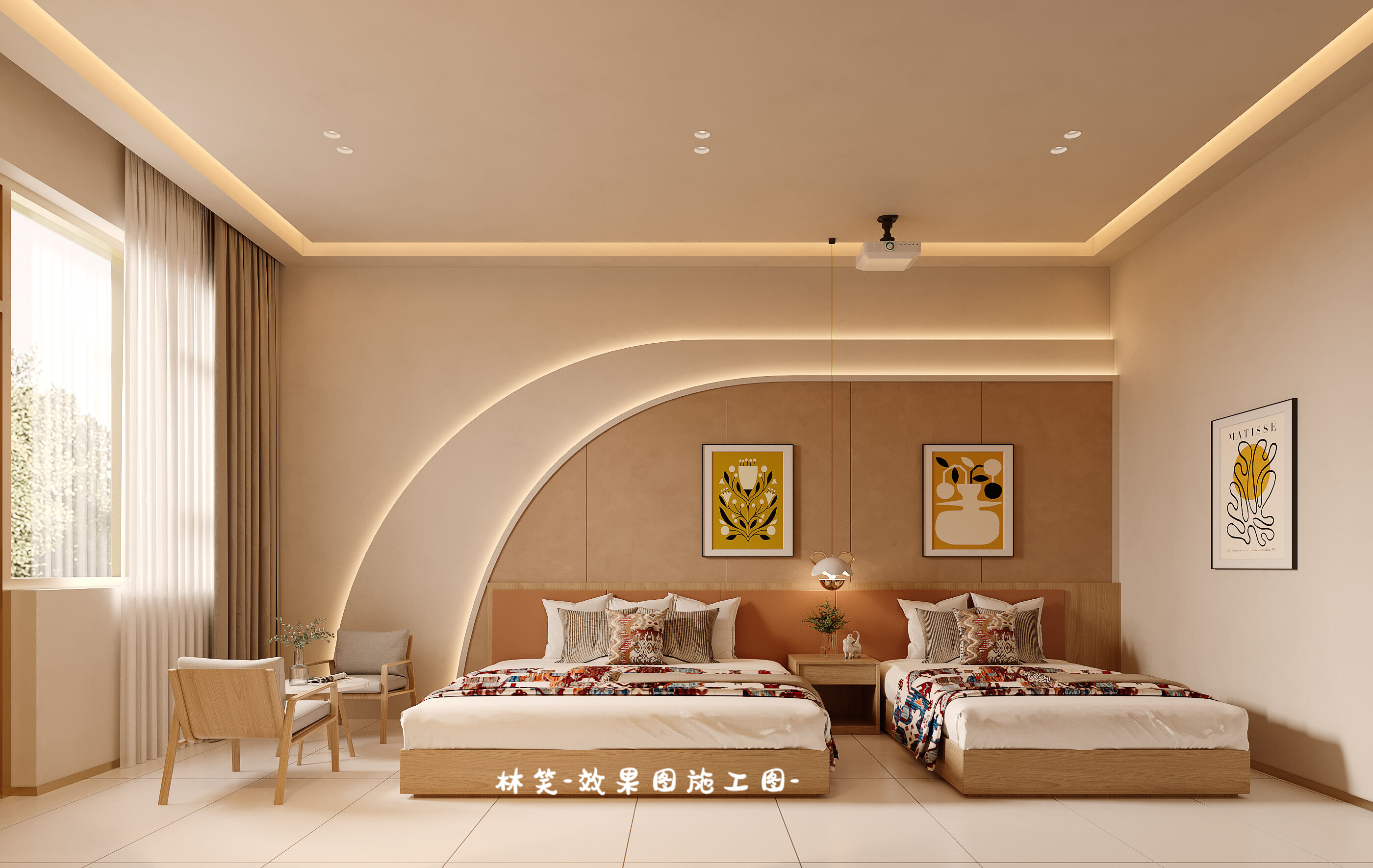 治愈系民宿：奶油风的浪漫-2