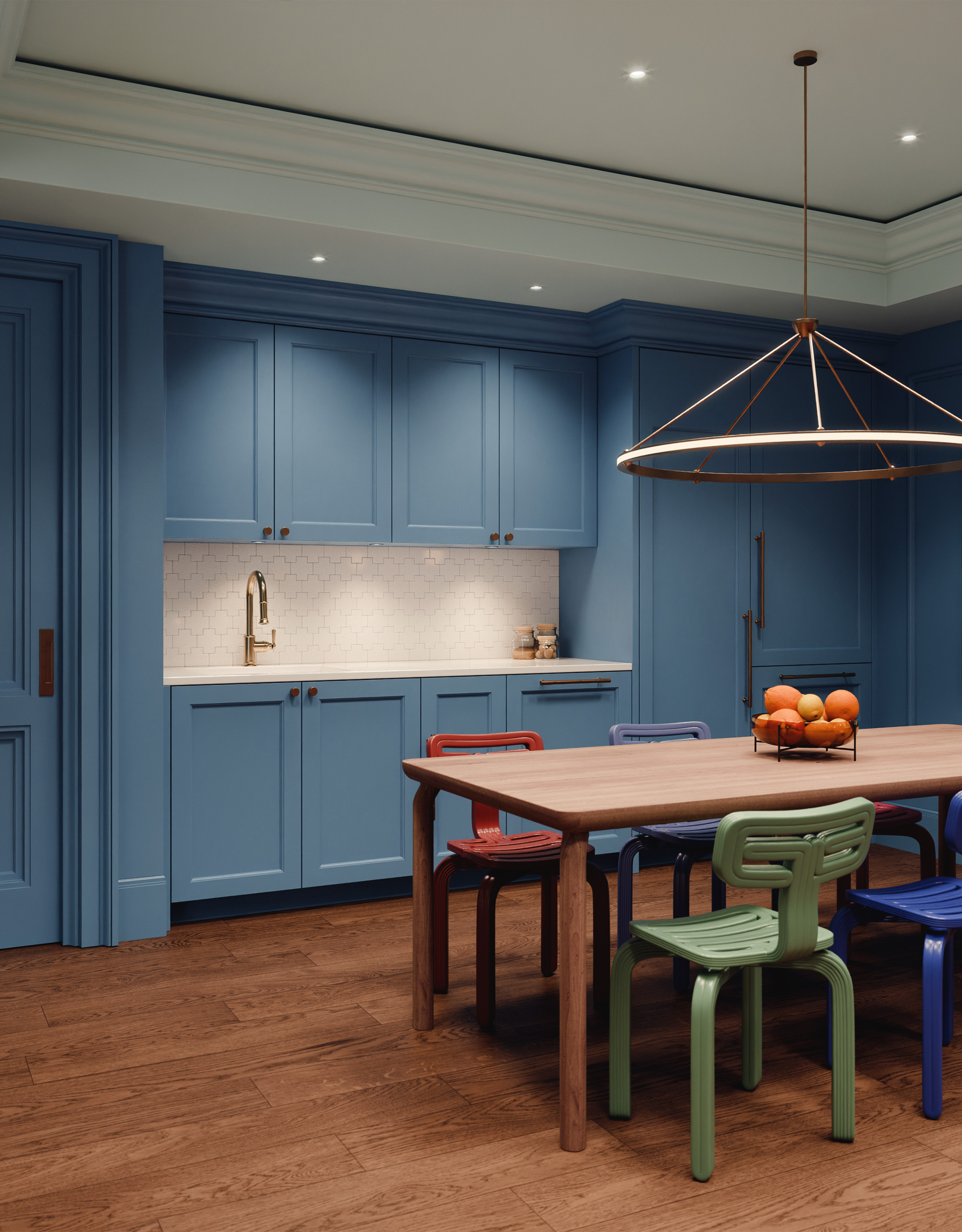 住宅室内装饰（注：这里interior常见理解为室内装饰、内部装修等意思，结合Residential House，这样翻译比较符合语境） 丨Canada丨Base A Studio-25