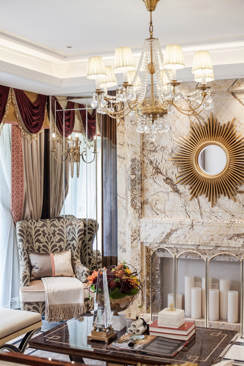 SLI丨新古典主义——利川 飞洋华府A1样板间-9