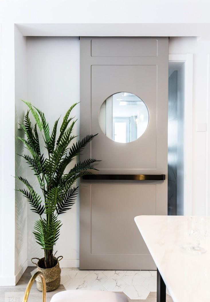 全能格局,珊瑚橘色点缀的玖雅平层设计-32