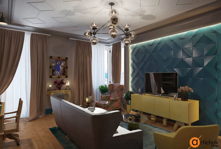 Apartment design. Colorful experiment - Art-i-chok-12