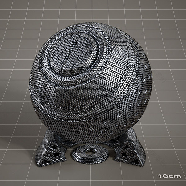 Redshift 材质库 C4D 金属包-22