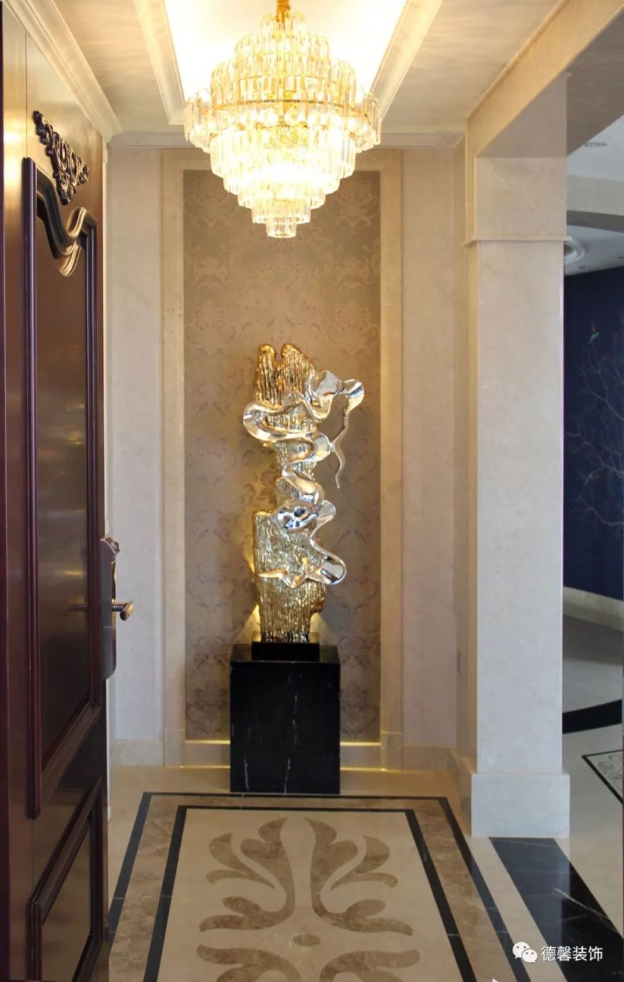 广州珠江美景的法式橙意家居设计-31