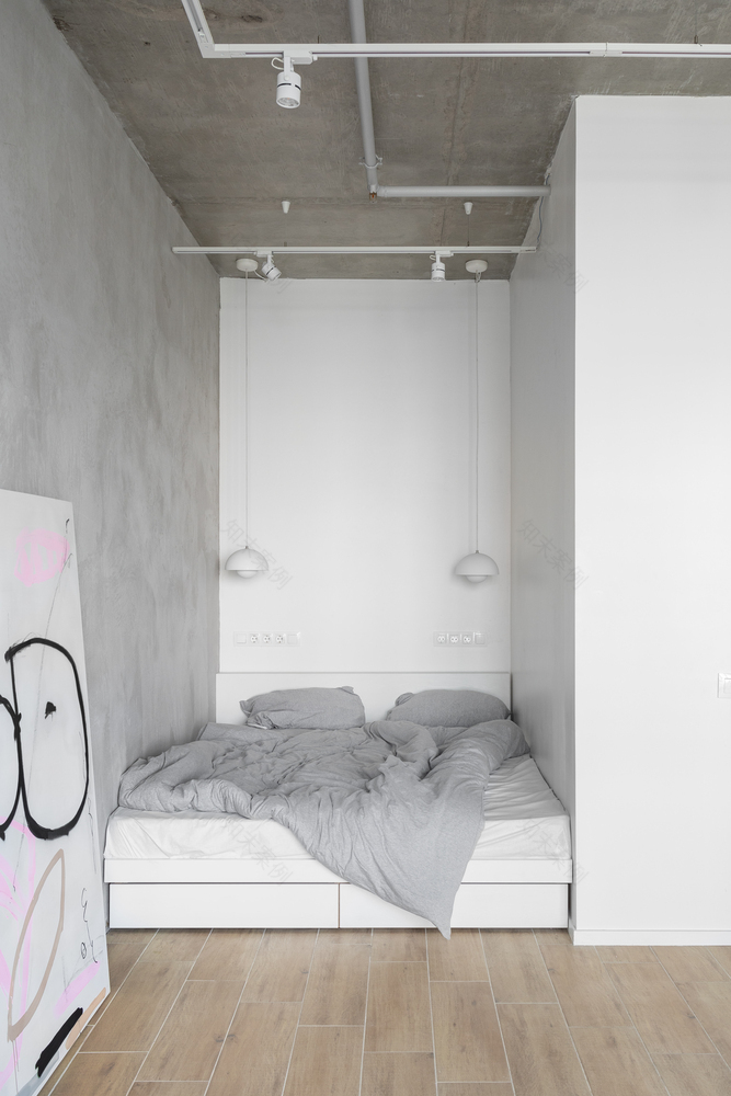 莫斯科极简小公寓设计丨俄罗斯莫斯科丨SHKAF interior architects-36