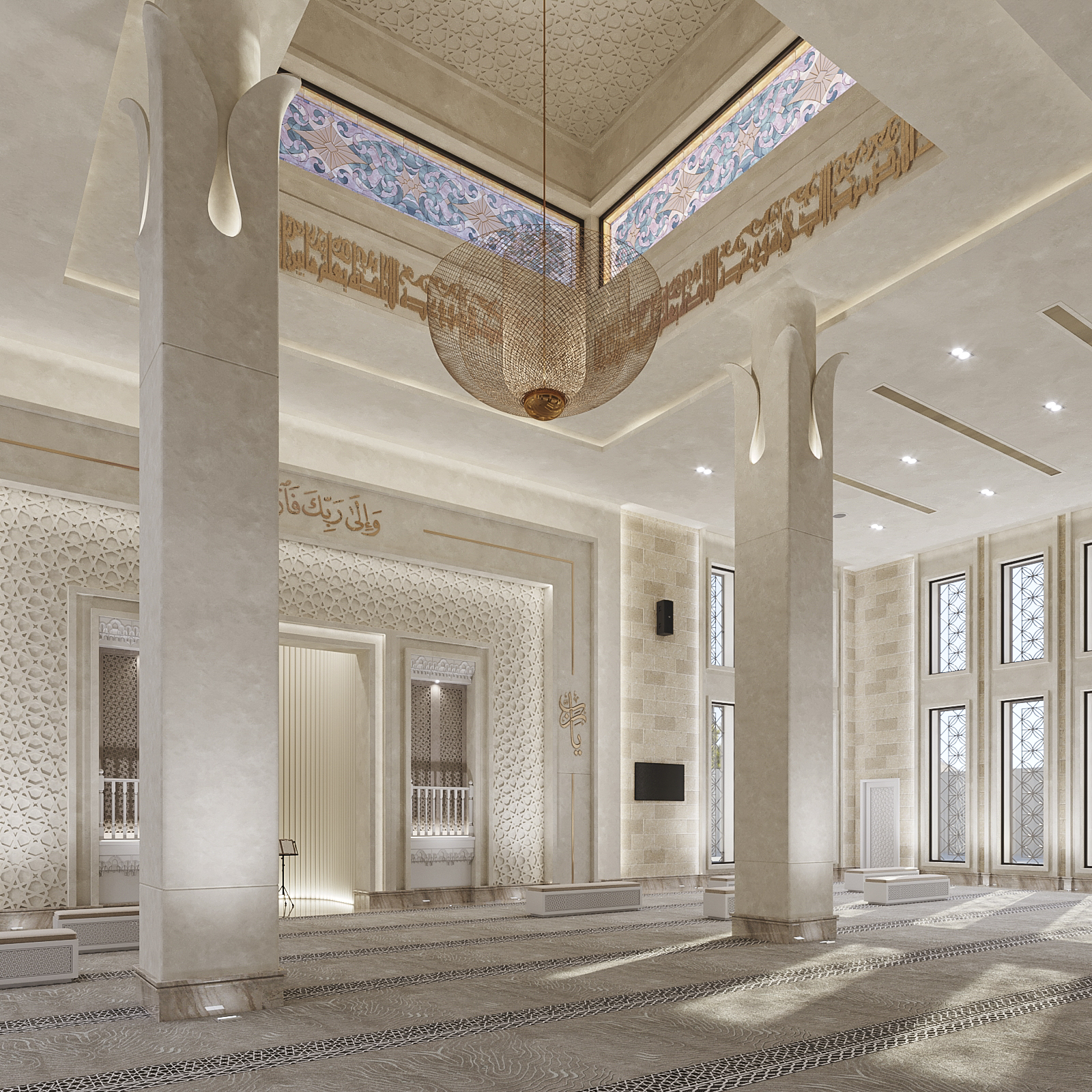 Masjed 设计（内外）丨沙特阿拉伯丨Gehauz 设计工作室,Dream Makers 工作室-21