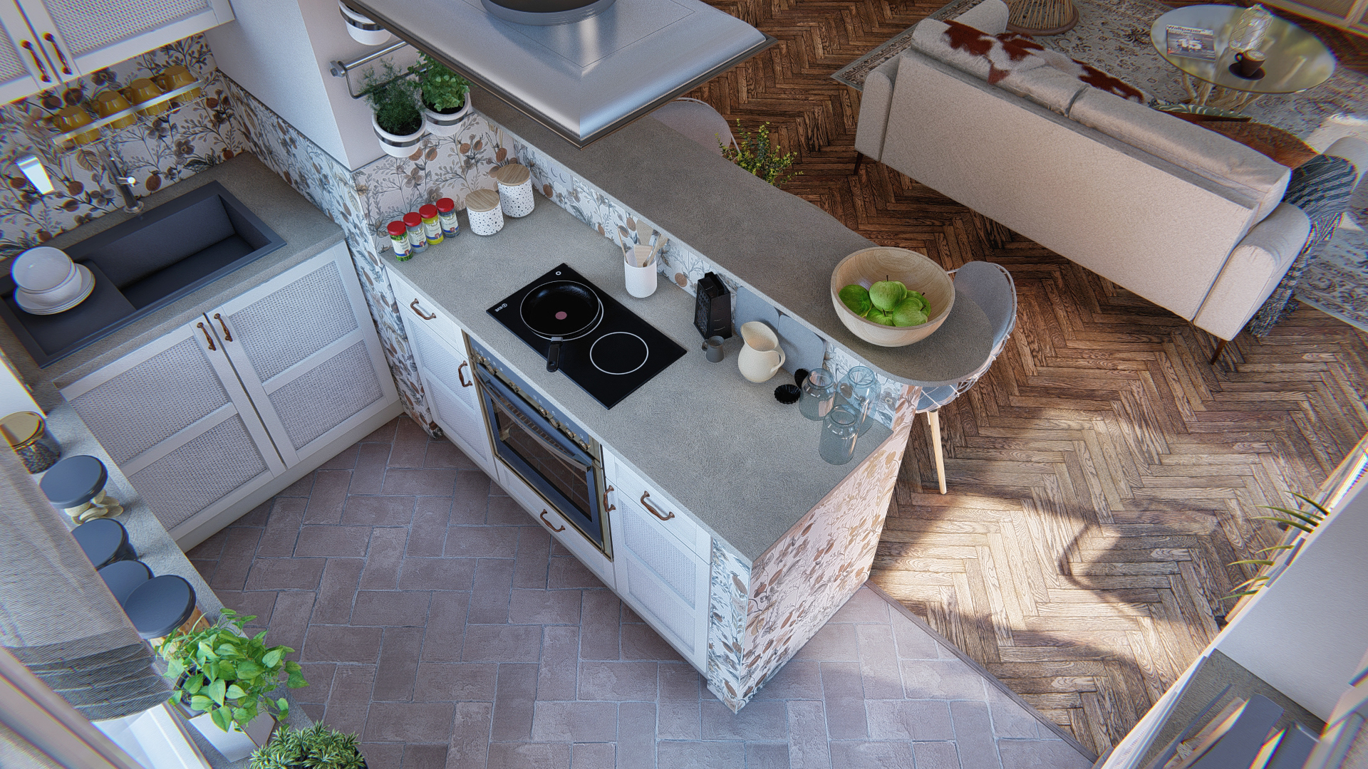 Rustic Boho Apartment 室内设计丨贝尔格莱德-10