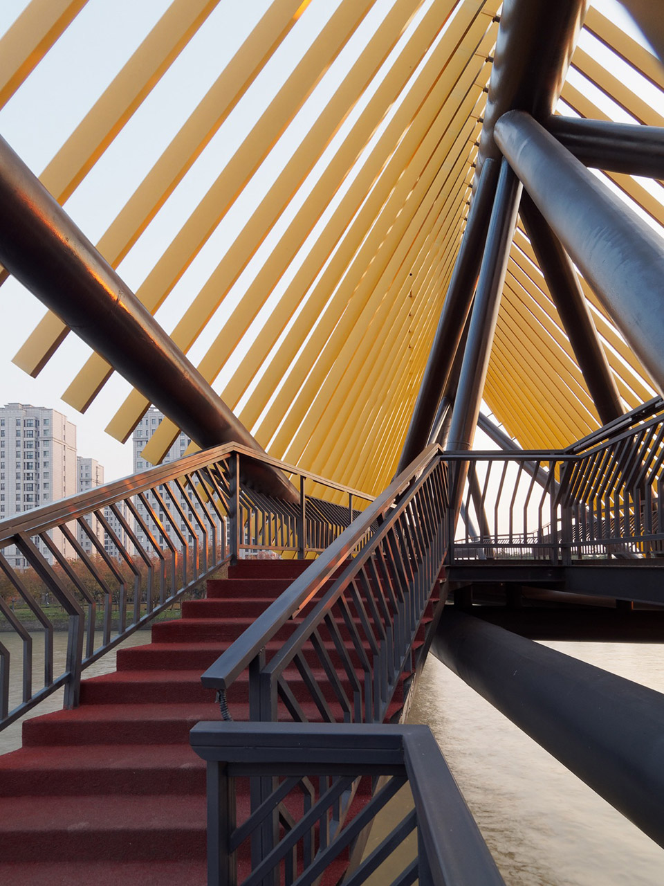 百穗桥·青浦南箐园北侧人行桥丨中国上海丨致正建筑工作室+博风建筑-50