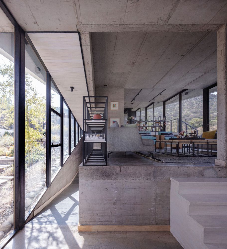 斜坡之居 · 家庭生活的连续空间实验-1