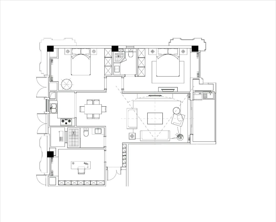 中式样板房实景丨墨韵书香，一个能容纳思想的家！-5