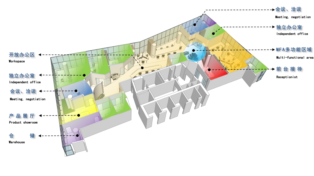 云码智能:流线型几何办丨中国广州丨冠臣设计-3
