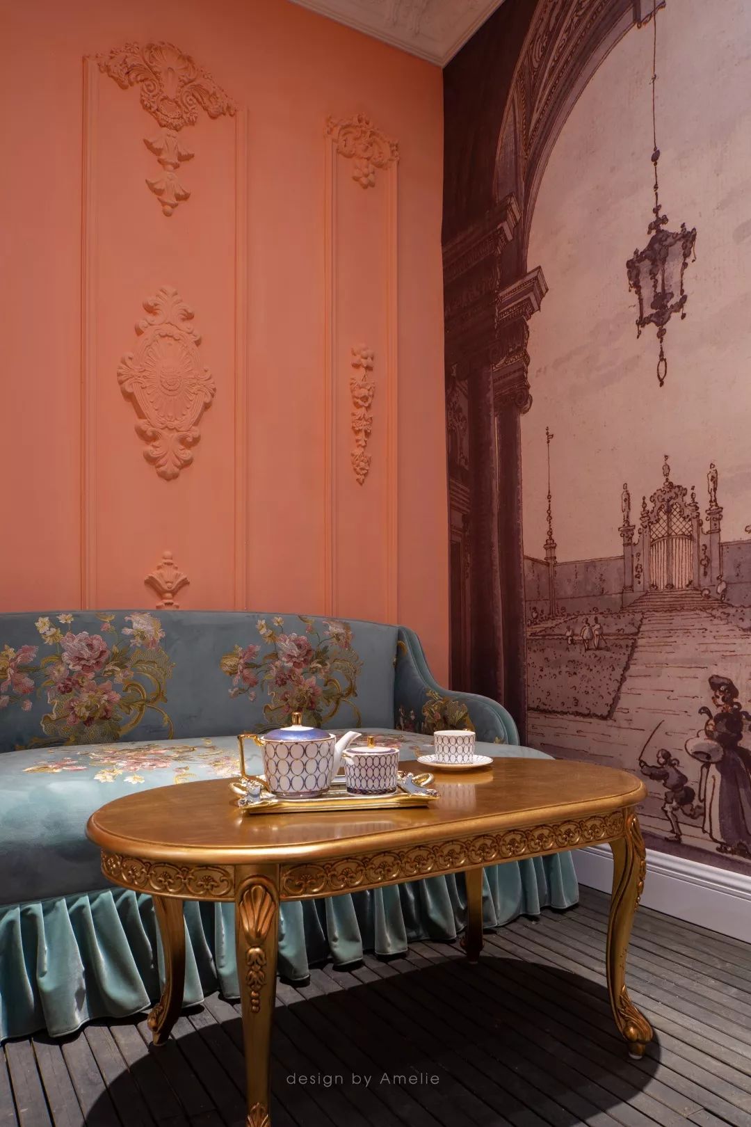 武汉百年老房大变身,甜品店设计展现女性魅力-36