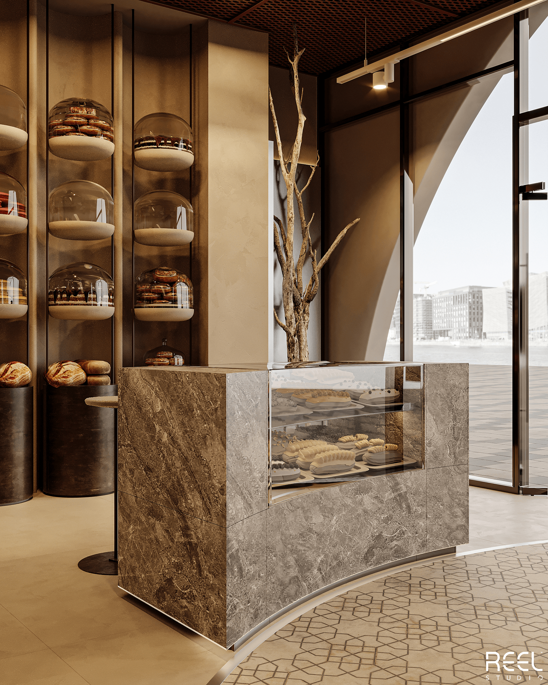 巧克力咖啡馆设计丨沙特阿拉伯丨Reel Studio-25