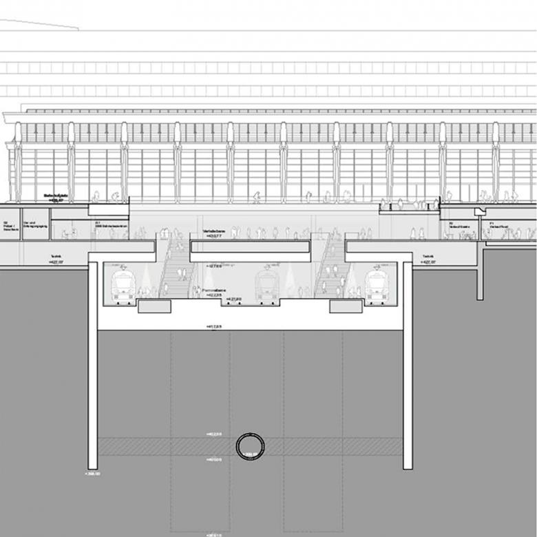 卢塞恩地下火车站丨瑞士卢塞恩丨Theo Hotz Partner Architekten-8