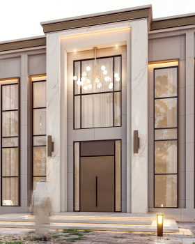 Villa Exterior Design LOCATION : Sharjah , UAE