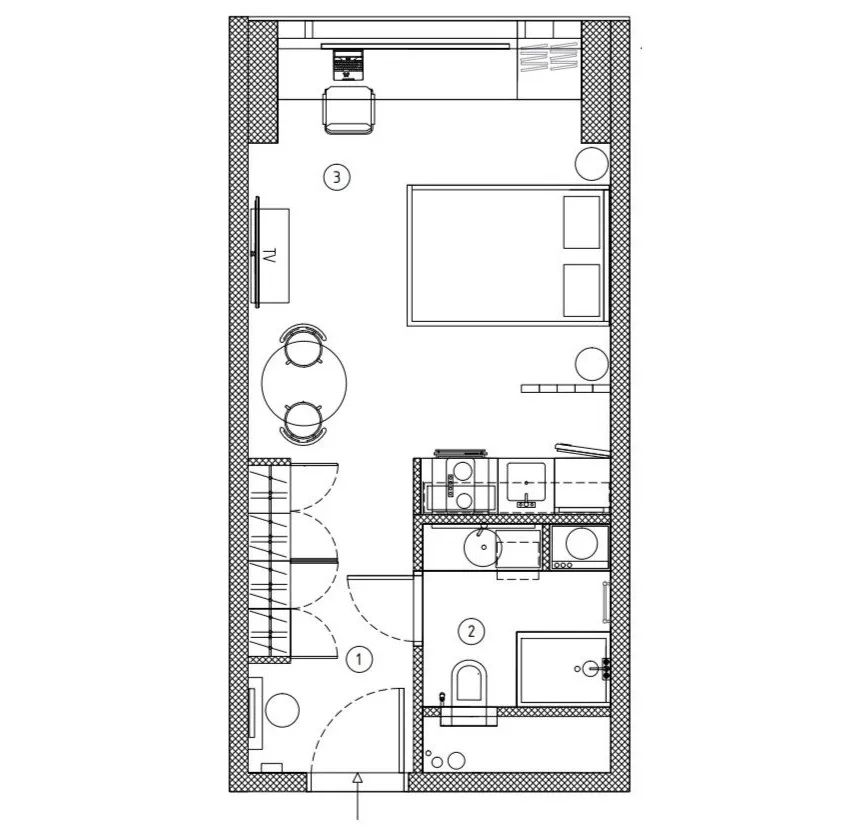 29㎡小公寓室内设计丨BYCHKOV DESIGN-6