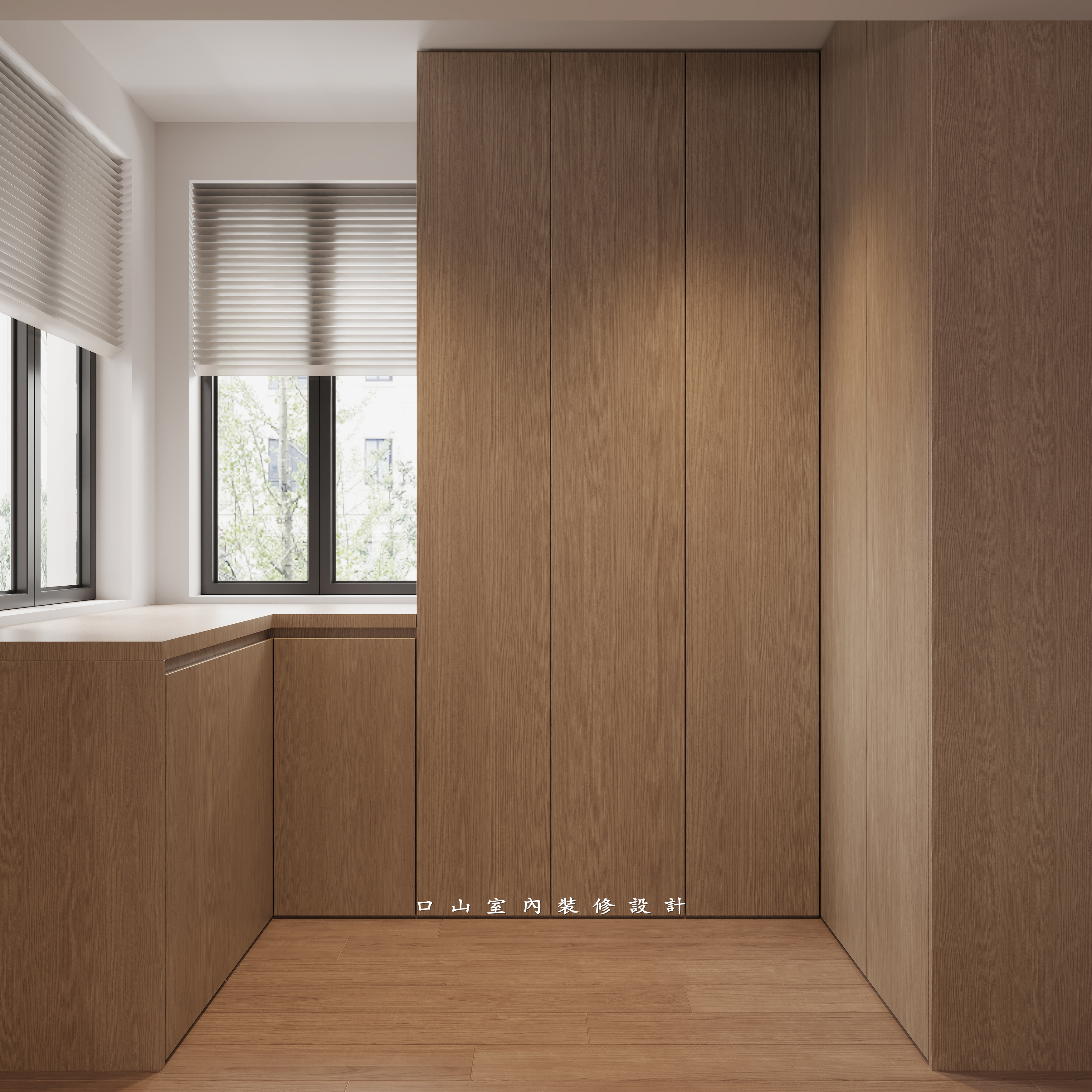 深圳口山设计：现代简约风搭配原木，高级感拉满！-5