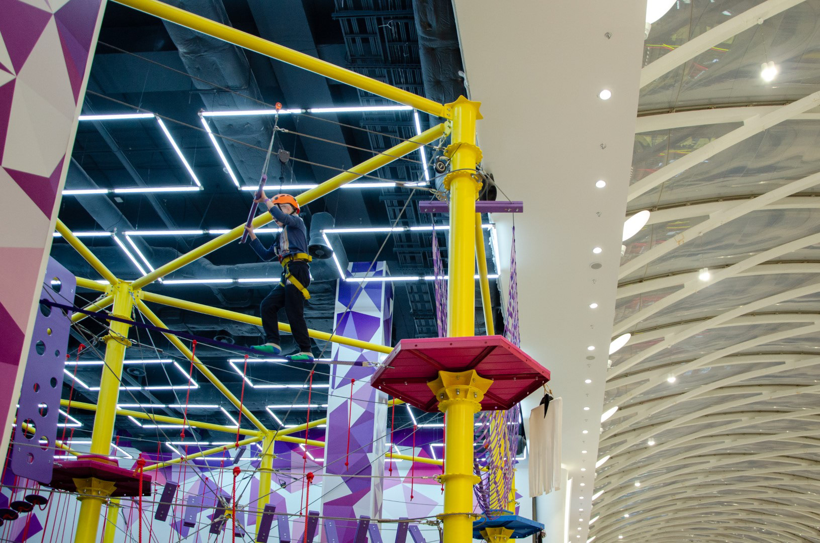 城市购物中心的绳索公园（微笑公园）丨乌克兰哈尔科夫-6