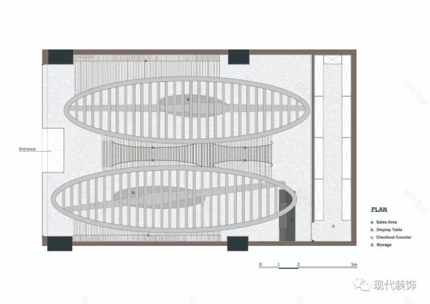 叶梹室内设计 | 充满现代感与未来感的服装体验店!-47