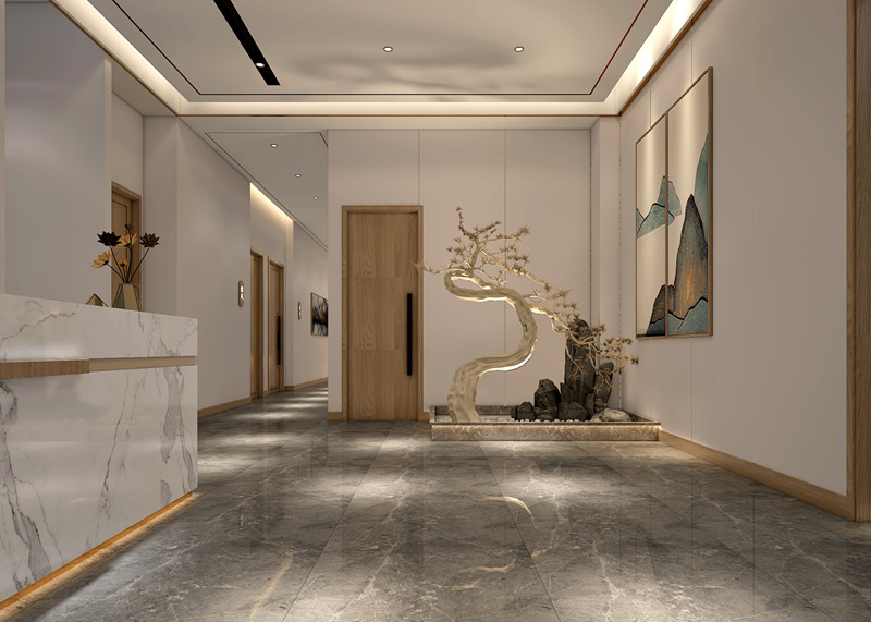 西安时尚足浴店装修案例-3