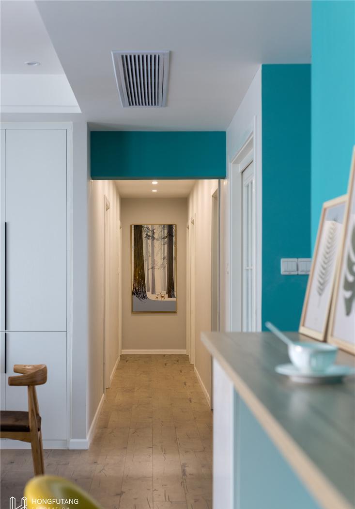 海洋风家庭空间,打造温馨互动生活-16