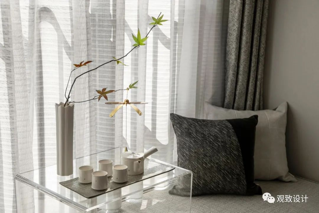 观致设计 | 中山映月台样板间：山水雅韵，淡墨写意-67