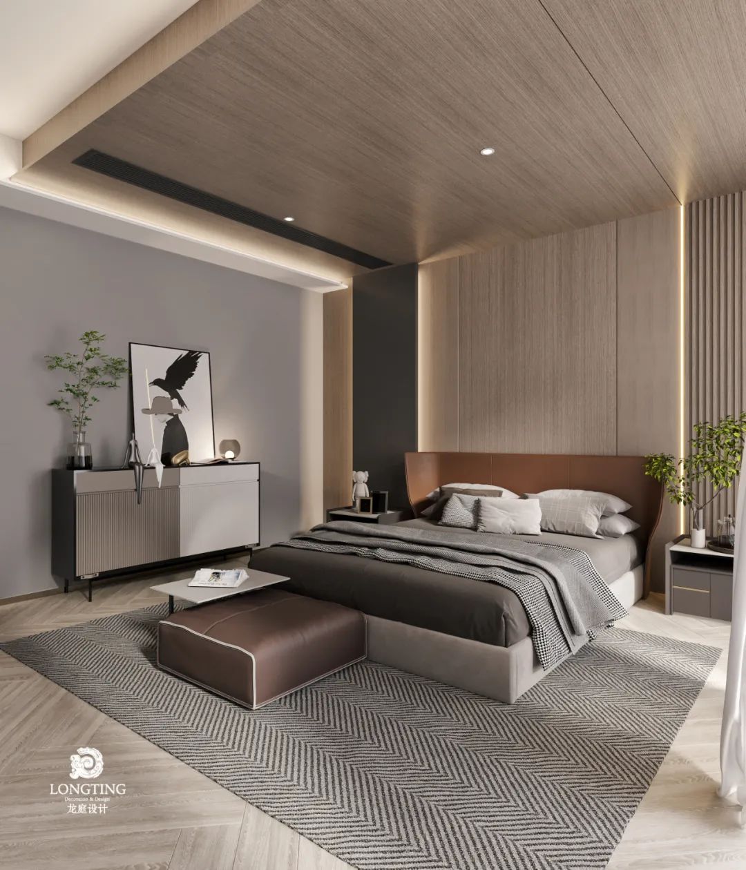 天际玖墅 328 方·漫步人生路的现代灰褐设计丨中国湖州丨湖州圣都装饰-24