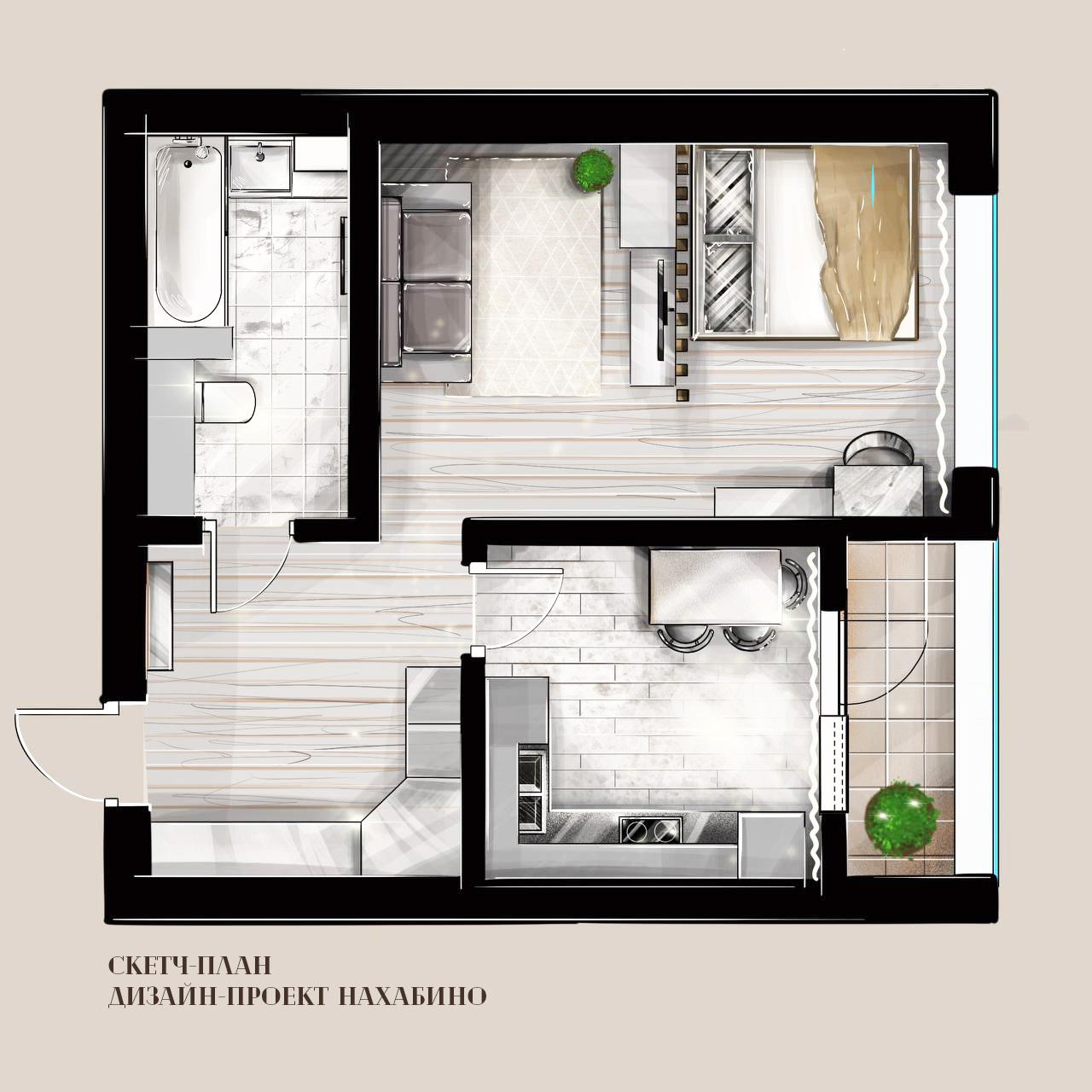 单室公寓设计项目-8