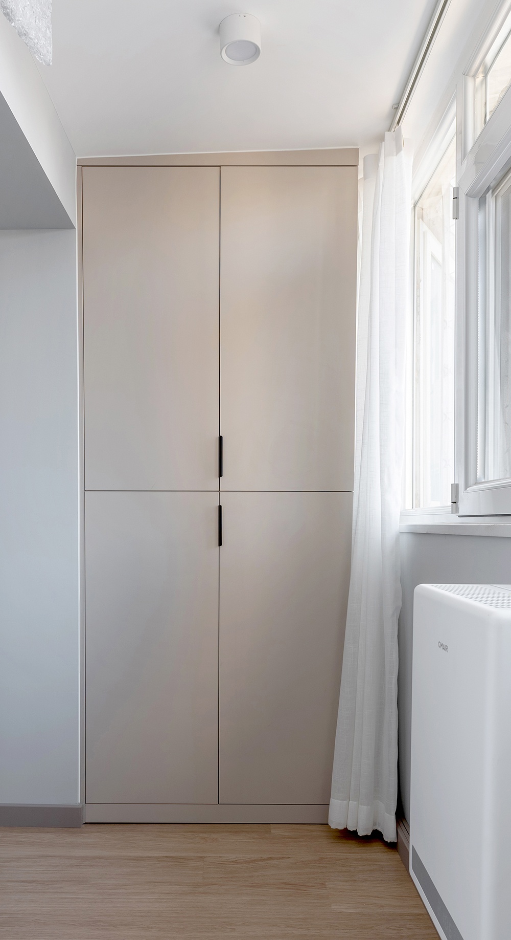 【久栖设计】46㎡学区房原木风，爆改餐厨一体，还能拥有三分离-12