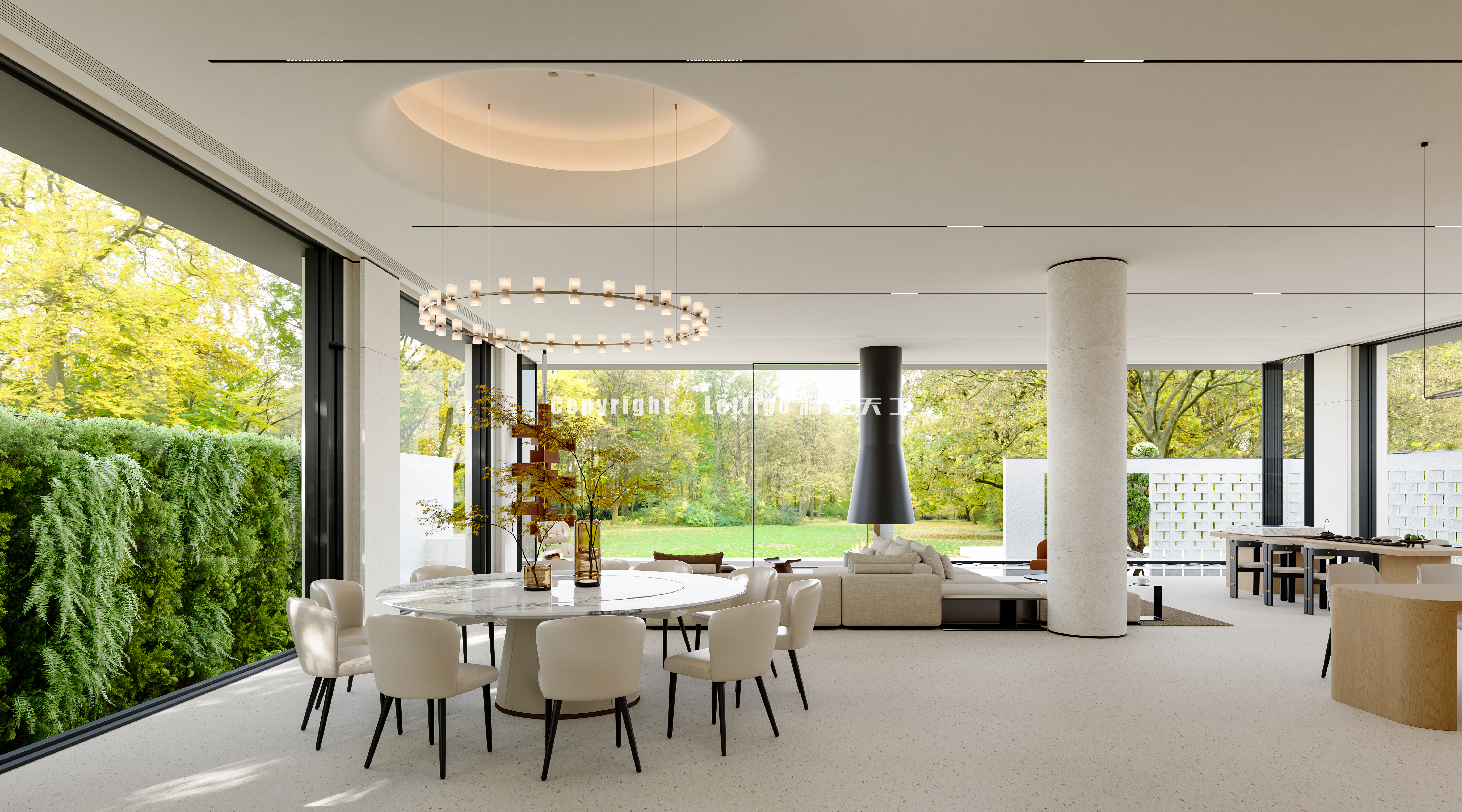 别墅的视觉盛宴-原木自然-0