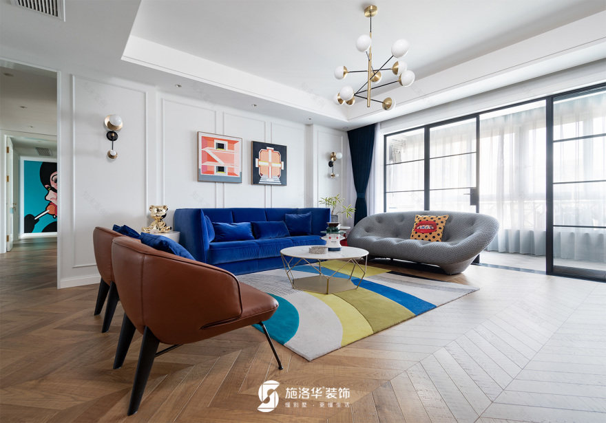 施洛华设计 | 百看不厌的北欧美宅,抚慰人心的一抹经典蓝-5