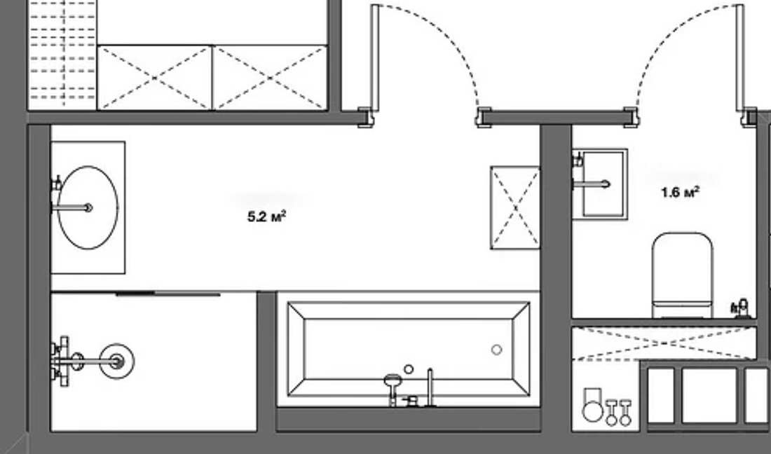 61㎡住宅卫生间设计与装修丨Nina Klyus-23