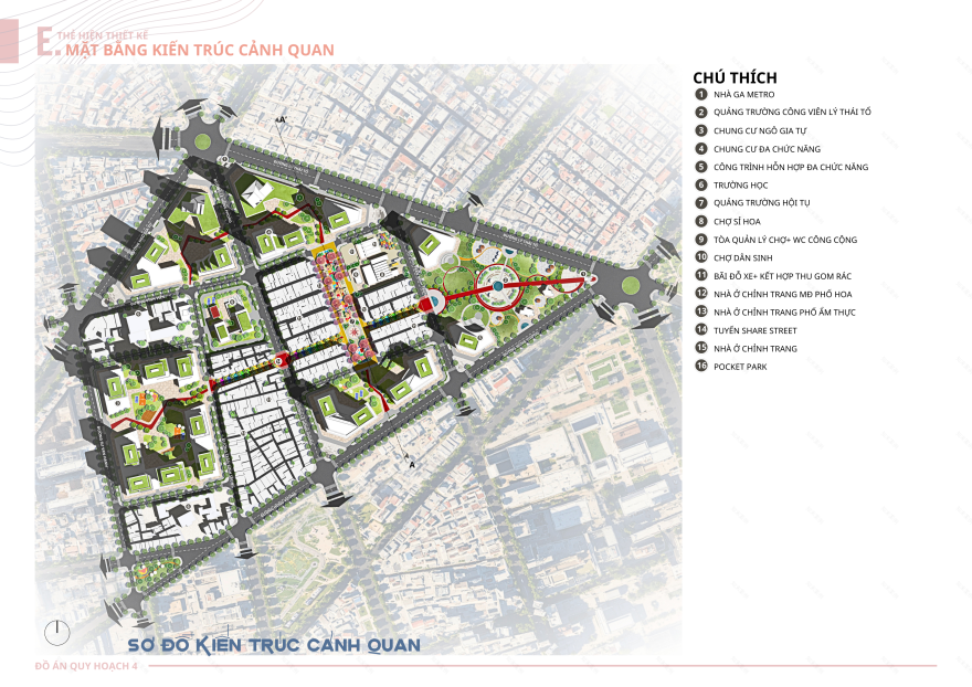 ĐỒ ÁN QH4- THIẾT KẾ ĐÔ THỊ- URBAN DESIGN PORTFOLIO-37
