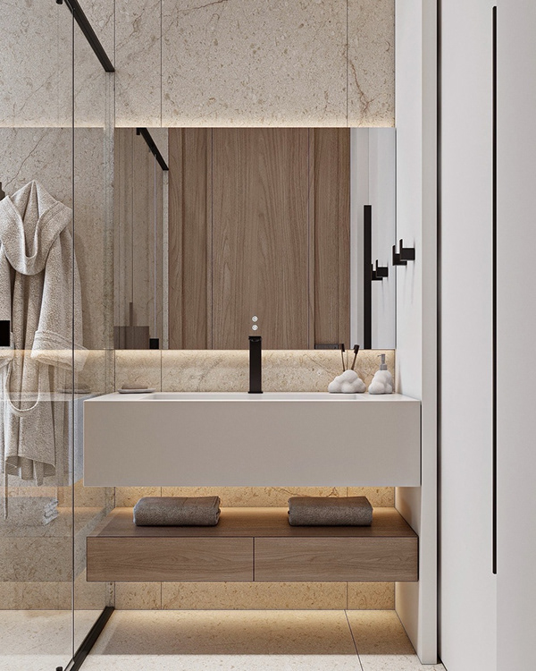 Marble Bathroom Abu Dhabi-1