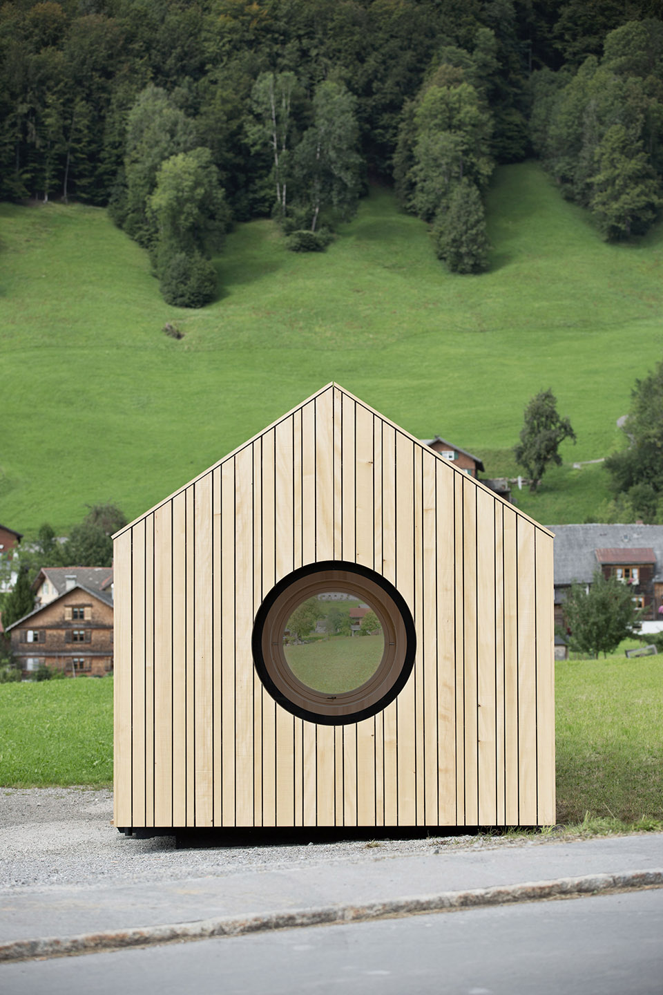 可移动的实木展厅 / IMA-7