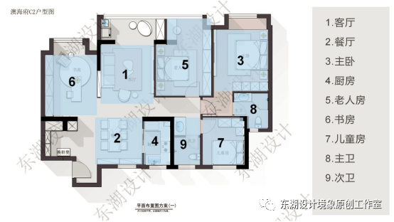 黄州澳海府 C2 户型现代轻奢设计丨东湖设计境象原创工作室-16