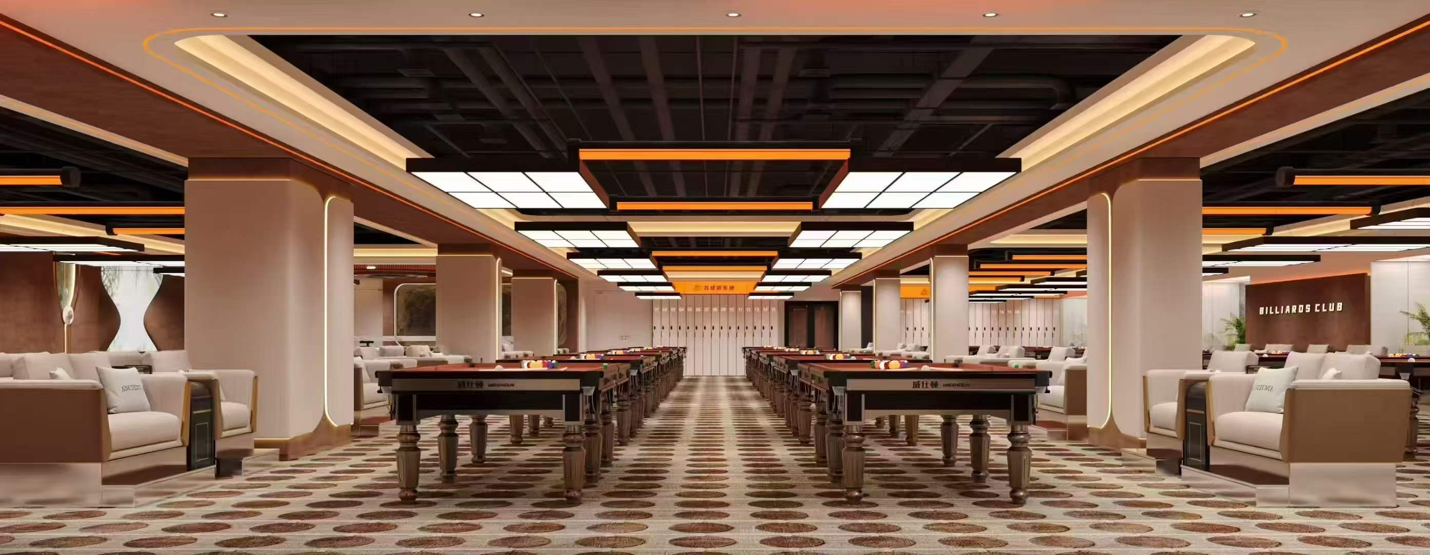 台球厅效果图设计-0