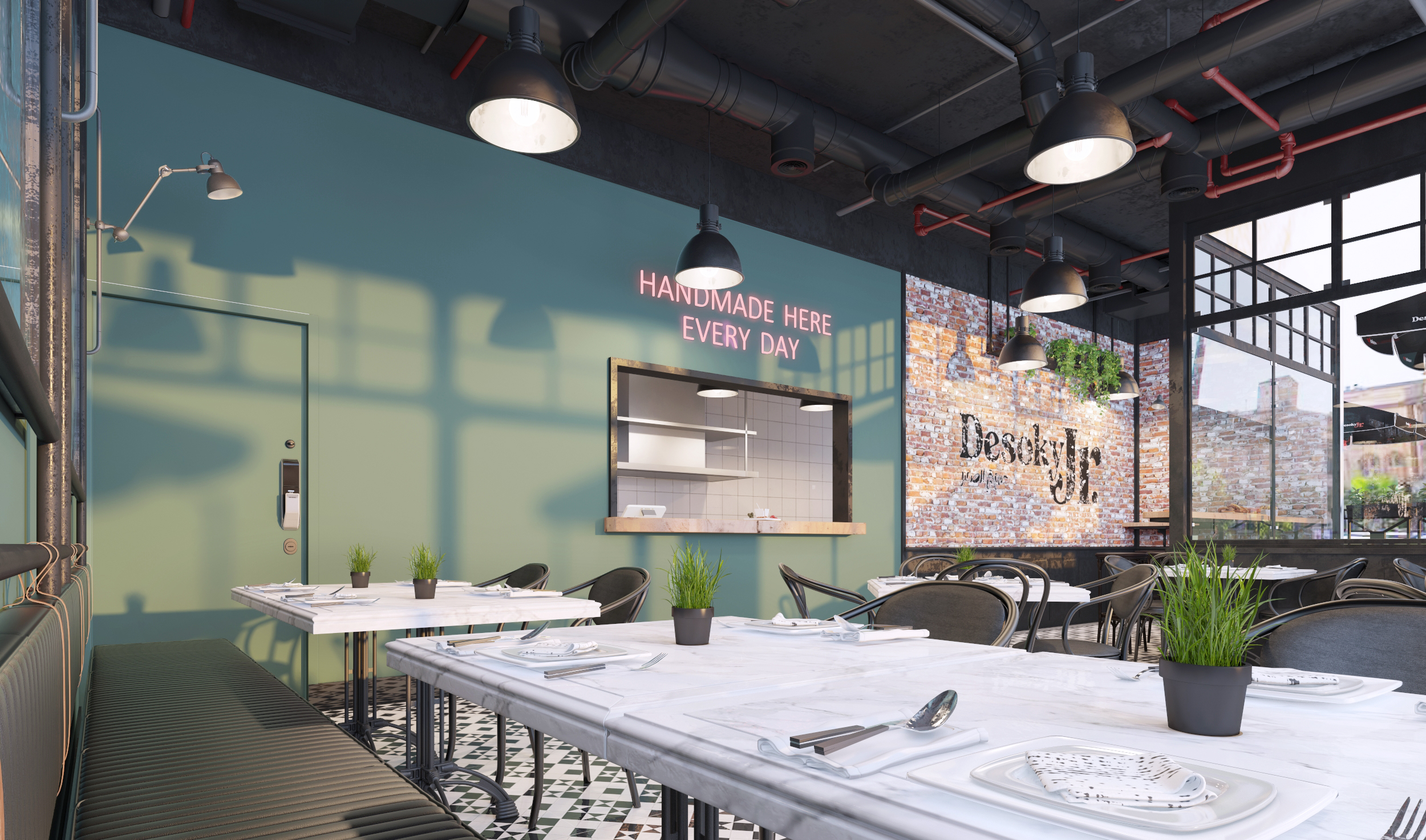 Eclectic Industrial Bakery & restaurant-6