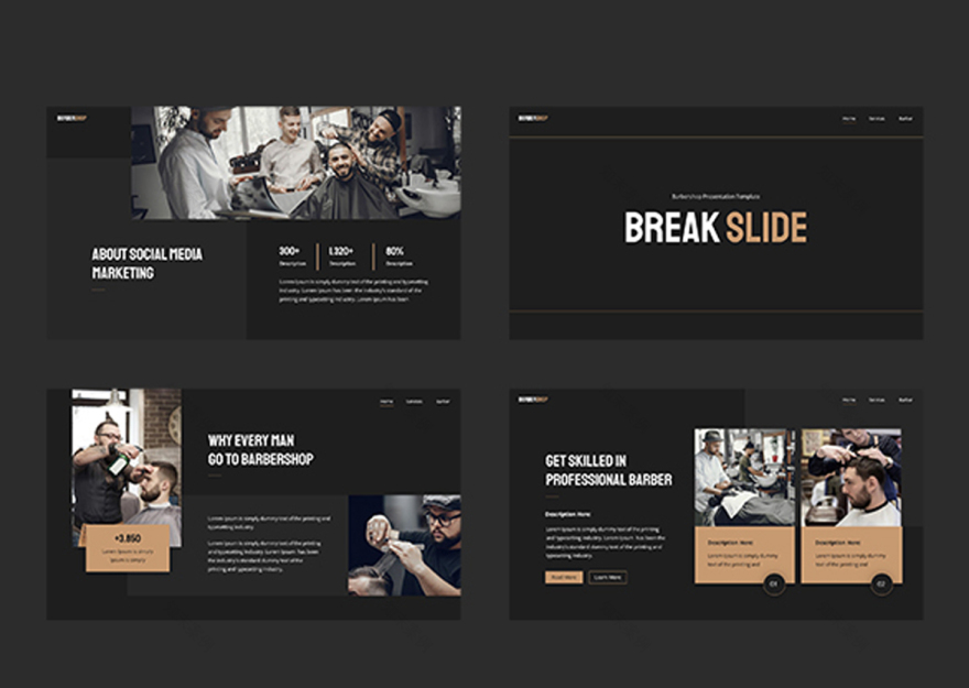 理发店演示模板-7