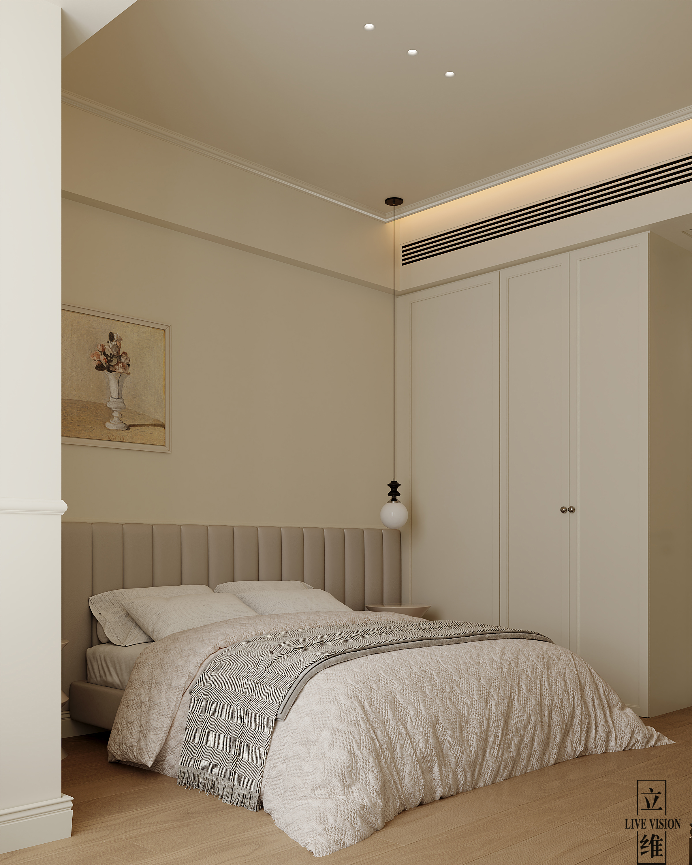 近期渲染 现代奶油风-24