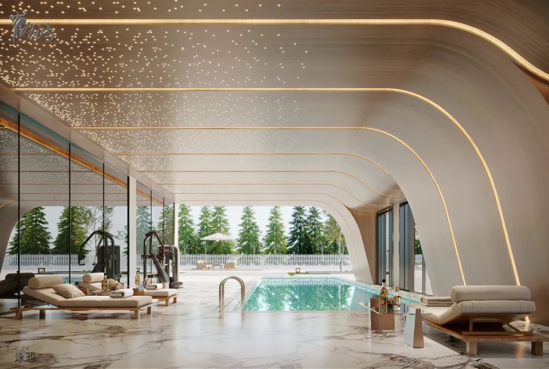 现代简约与自然共生的独栋别墅设计丨艺鸿装饰-58