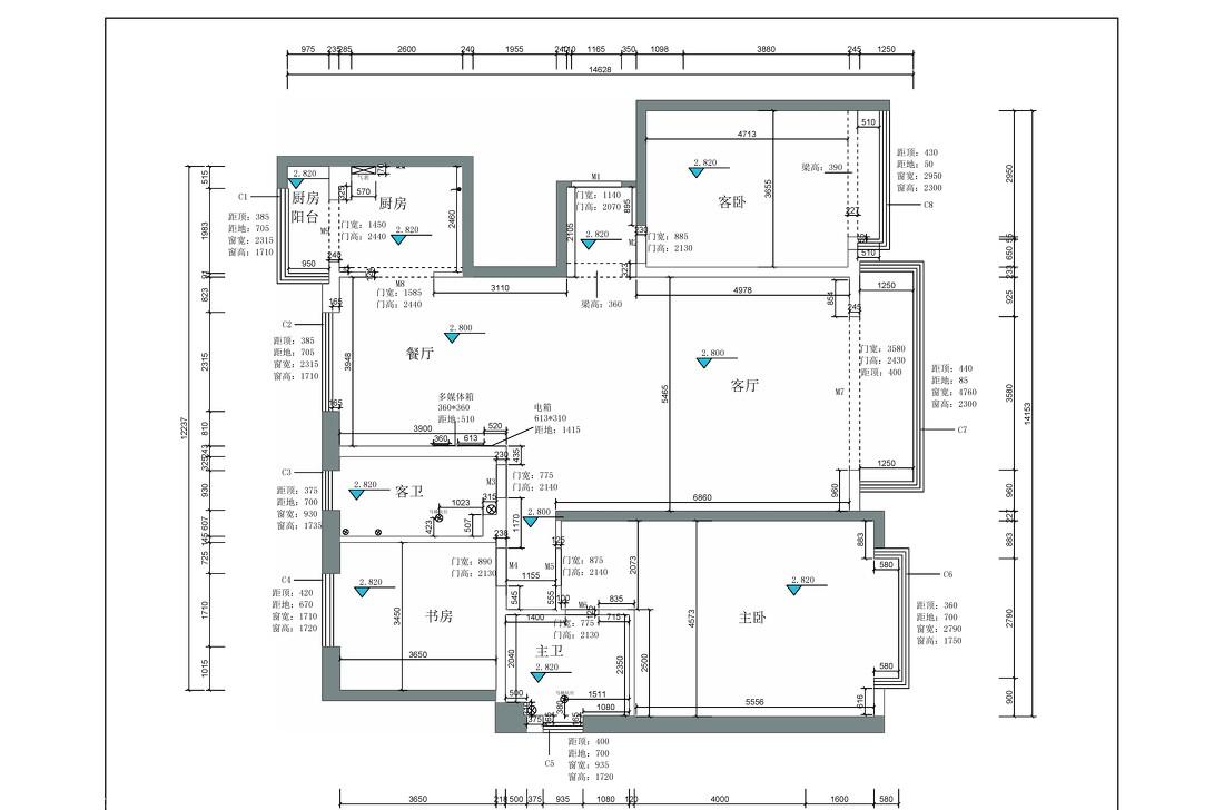 万正城现代简约风格平面方案-2