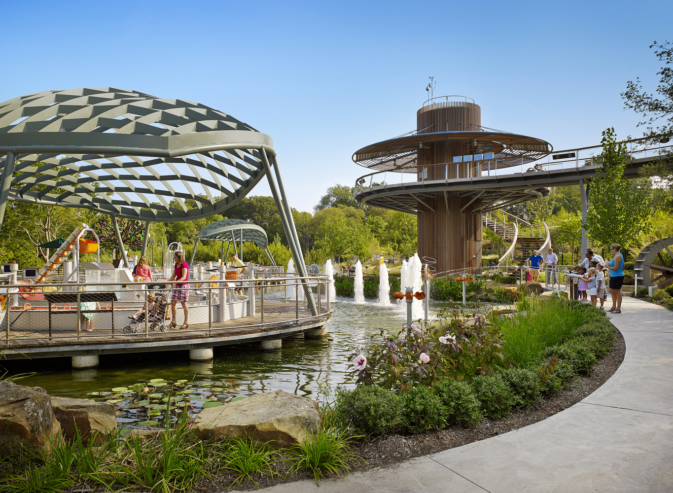 Dallas Arboretum Children’s Adventure Garden - Education Center  Dattner Architects-35