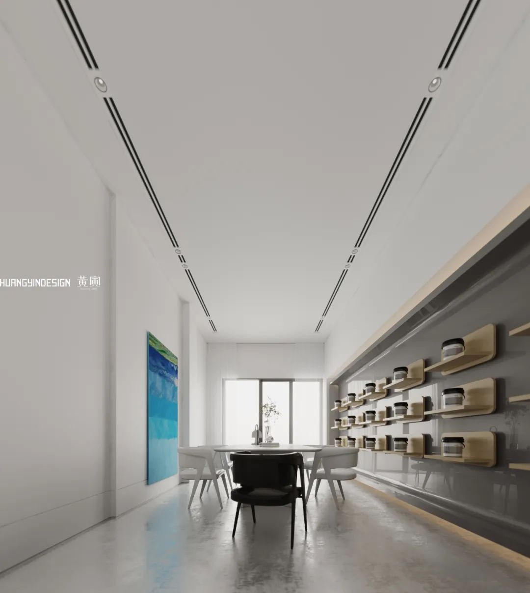 壹等艺国际涂料银泰展厅丨中国台州丨黄寅设计事务所-43