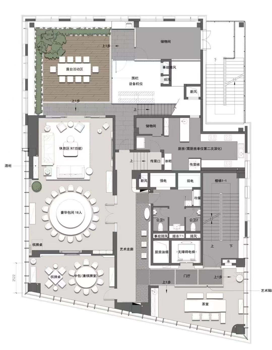 华丽集团办公楼与室内空间设计-52