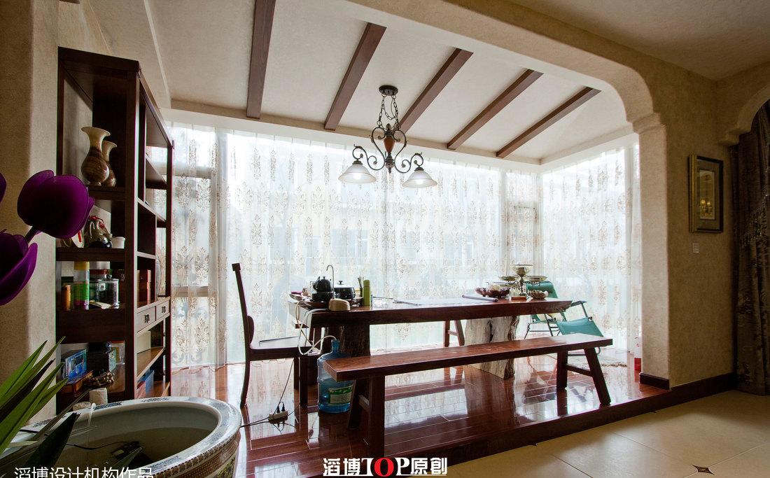 昆明世博生态城美式别墅设计 | 实木家居与欧美元素的完美融合-1