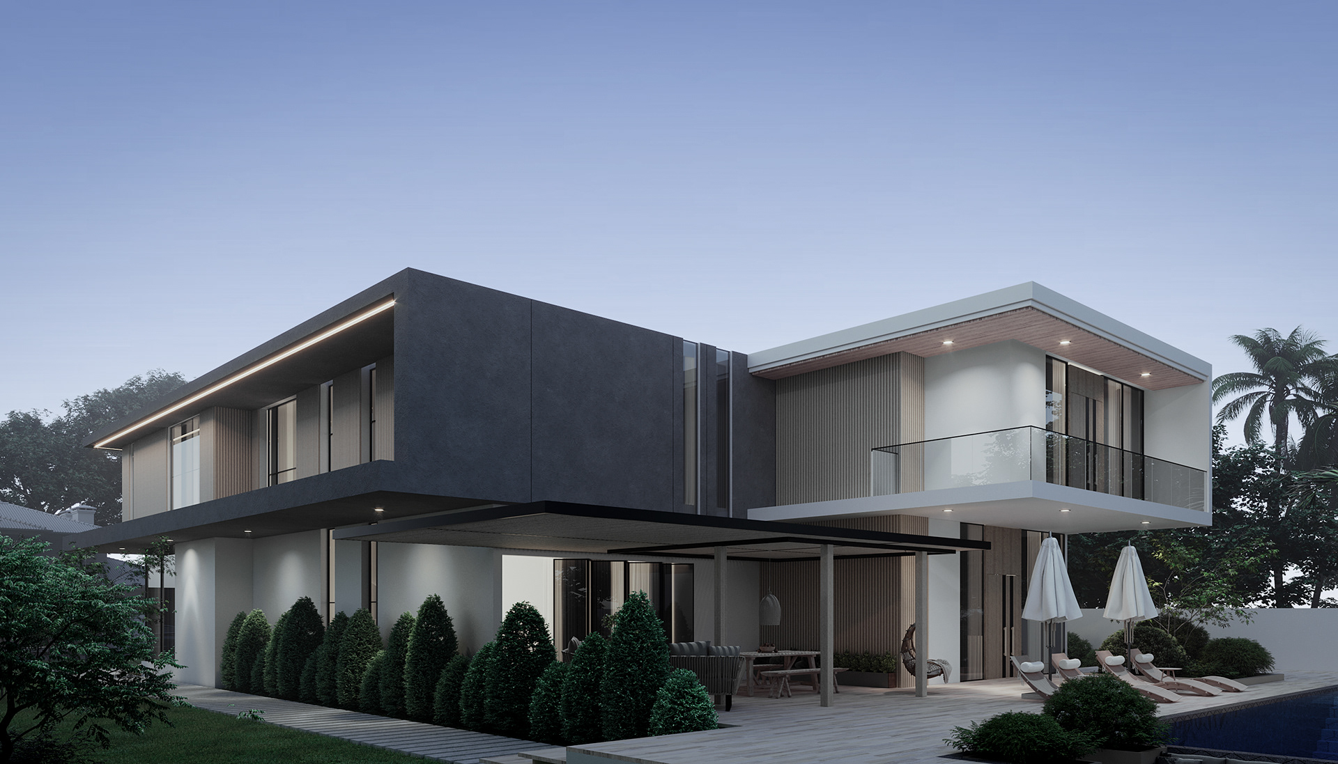 Two-Storey Contemporary Residential Villa-15