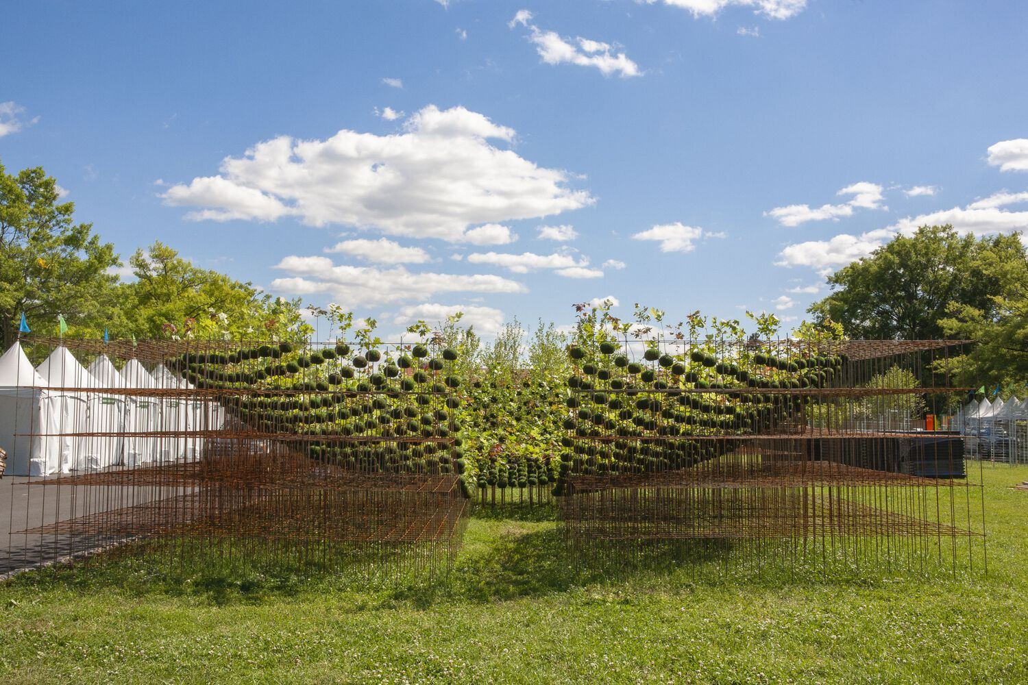 悬浮绿洲·美国费城 Kokedama Forest 装置设计丨Nomad Studio-40