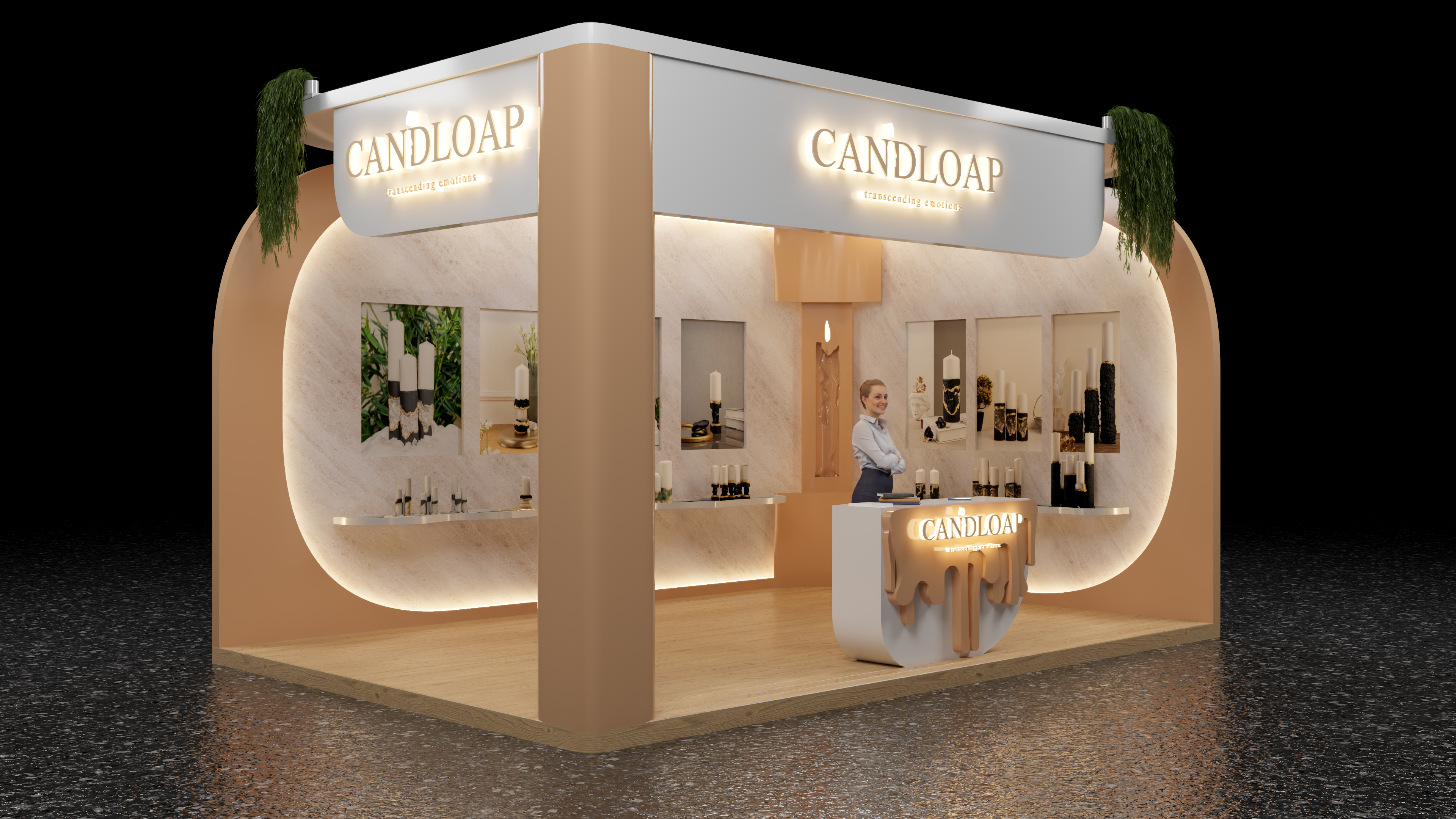 蜡烛摊位设计（TDS 博览会）丨Mustafa Raslan-6
